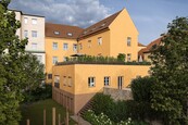 Moderní bydlení s privátní zahradou pro vás stavíme v centru Jihlavy na ulici Divadelní., cena 3502000 CZK / objekt, nabízí 